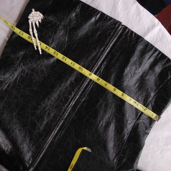 Genuine Leather Euro-Style Moto Jacket - Picture 14 of 16